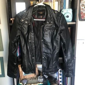 XS back leather jacket